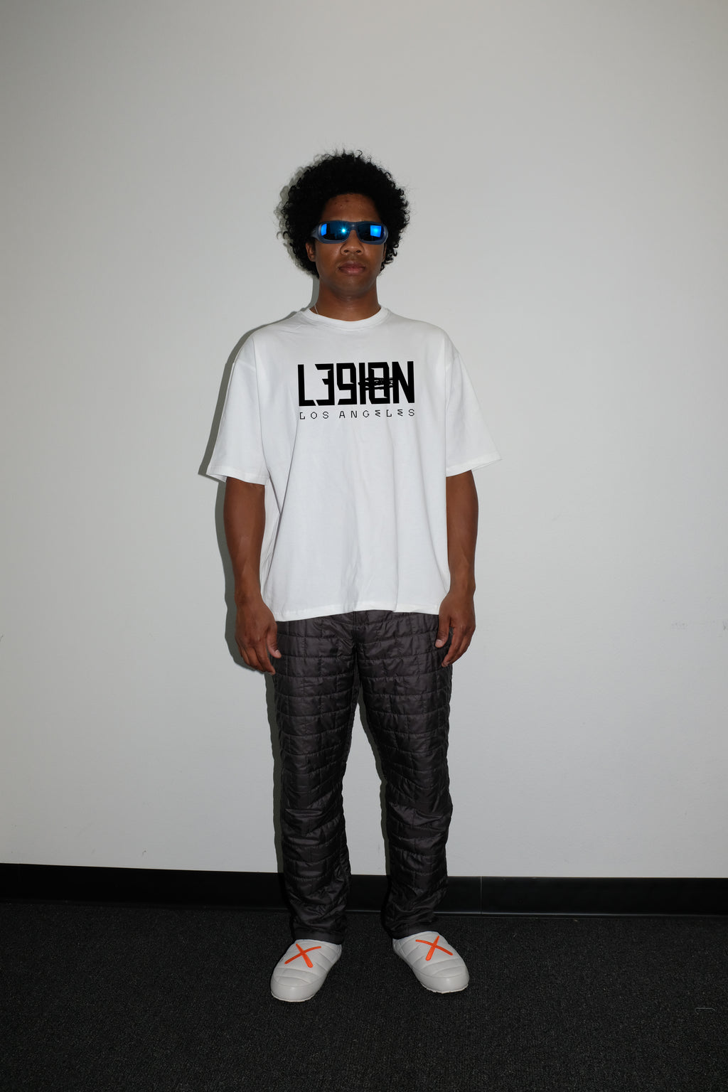 L39ION OF LOS ANGELES PRO TEAM BOX TEE - WHITE