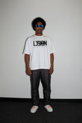 L39ION OF LOS ANGELES PRO TEAM BOX TEE - WHITE