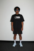 L39ION OF LOS ANGELES PRO TEAM BOX TEE - BLACK