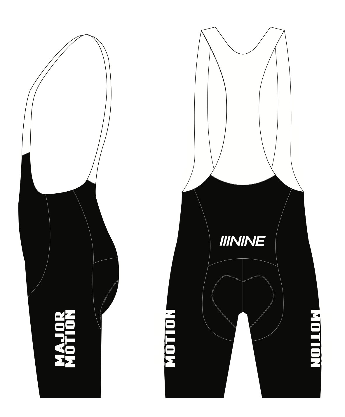 Major Motion 2026 Rotation Bib Shorts