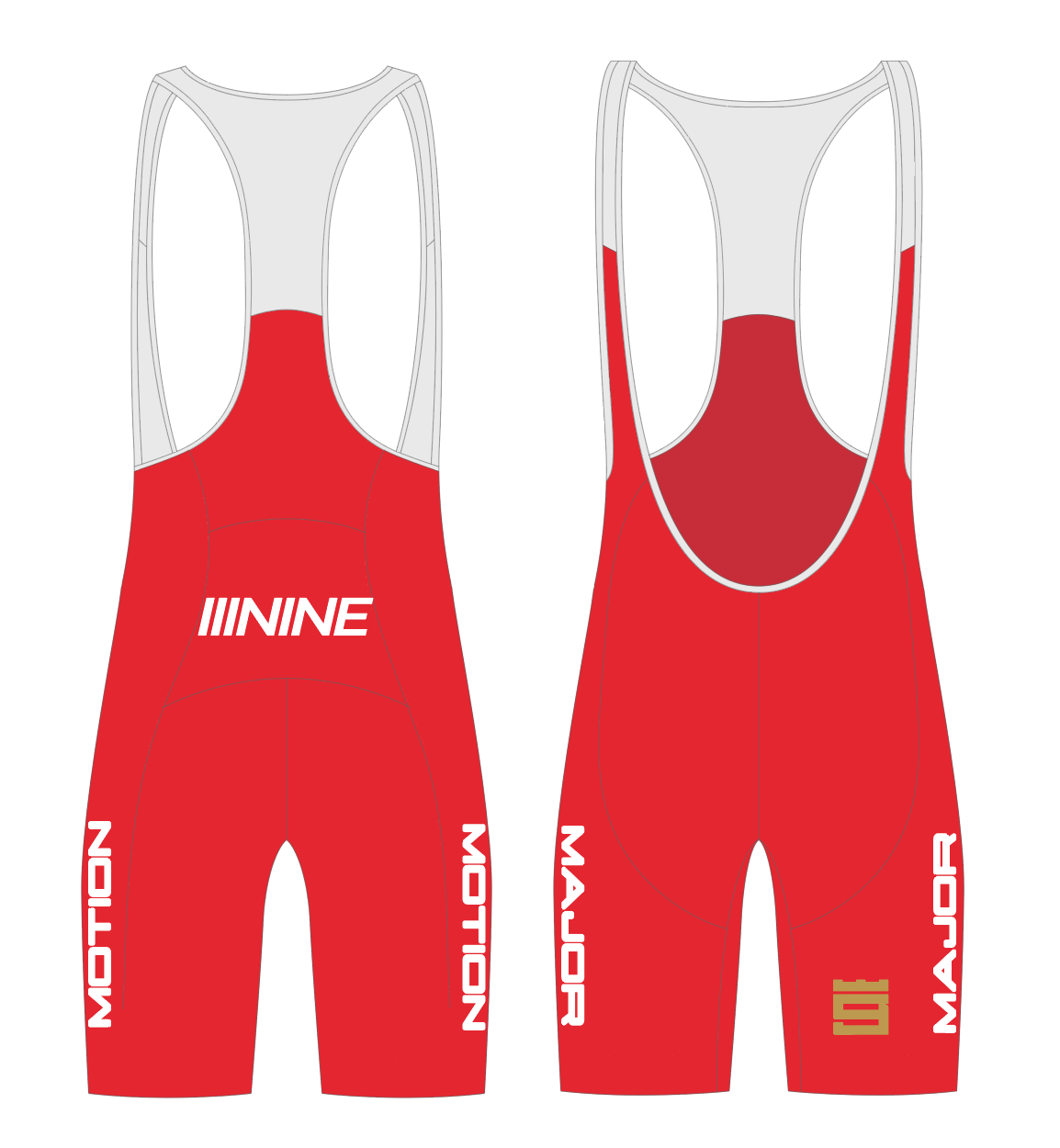 Major Motion Club Bib Shorts